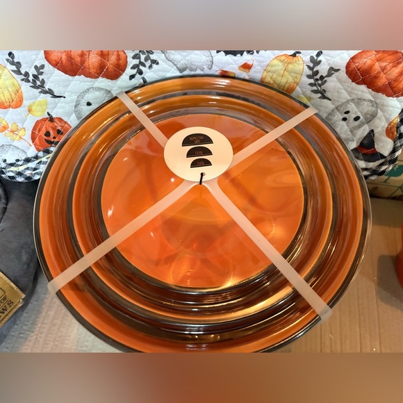 Rae Dunn Halloween Collection Black Bowl Set of 3 - Picture 3 of 4